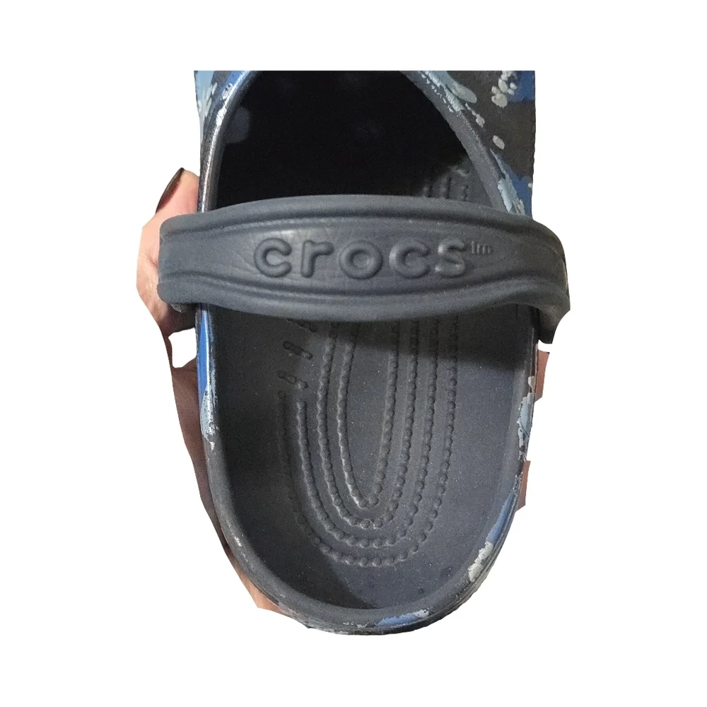 Crocs Kids Blue Camo CROCS  Size 5